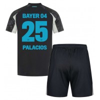 Echipament fotbal Bayer Leverkusen Exequiel Palacios #25 Tricou Treilea 2024-25 pentru copii maneca scurta (+ Pantaloni scurti)